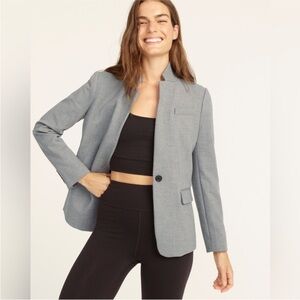 J. Crew Tall Regent Blazer In Four Season Stretch Single Button Gray Size 6 TALL